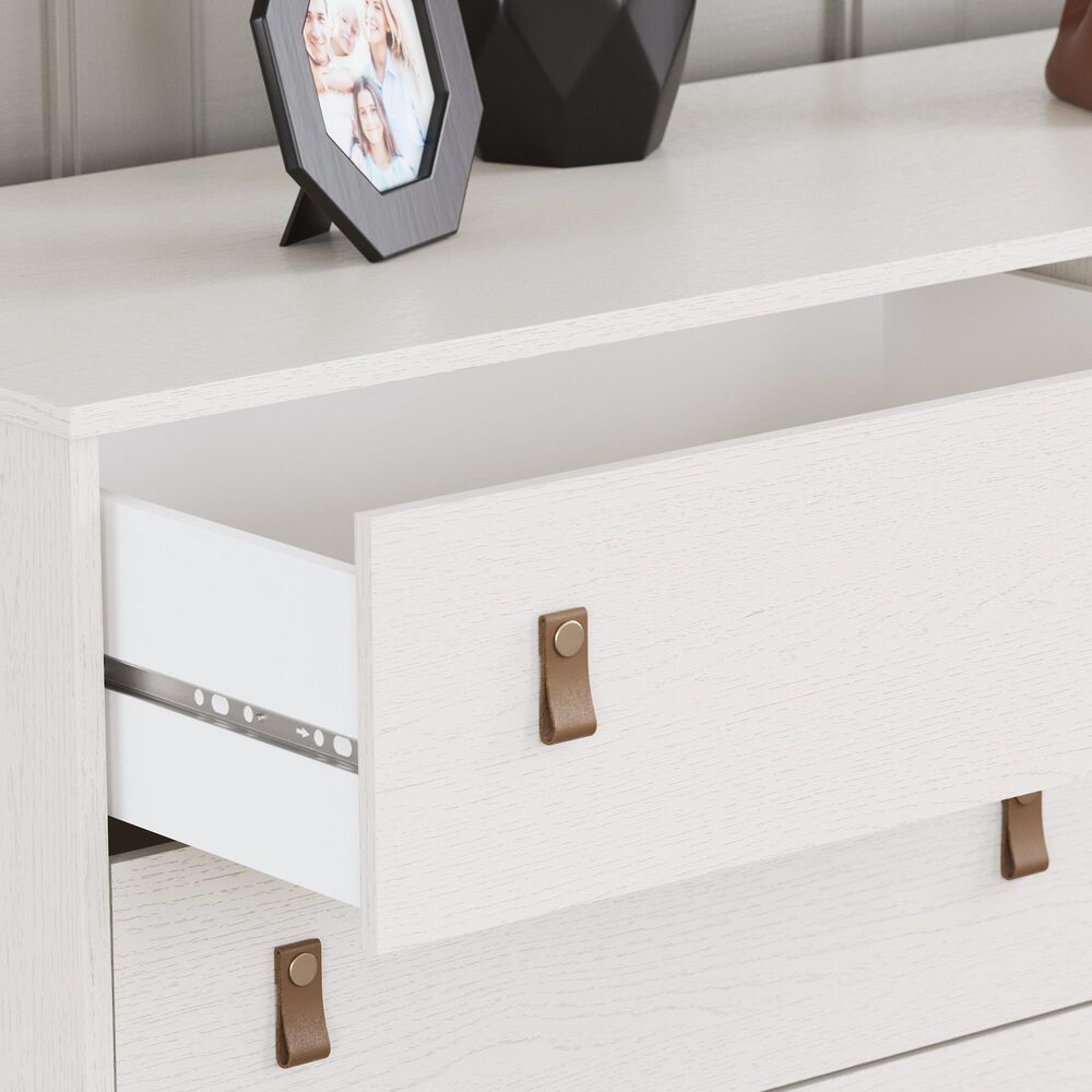 Ashley Aprilyn 6-Drawer Dresser in White, , large