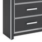 Ashley Zuraleus 4-Piece King Upholstered Platform Bedroom Set in Matte Black, , large