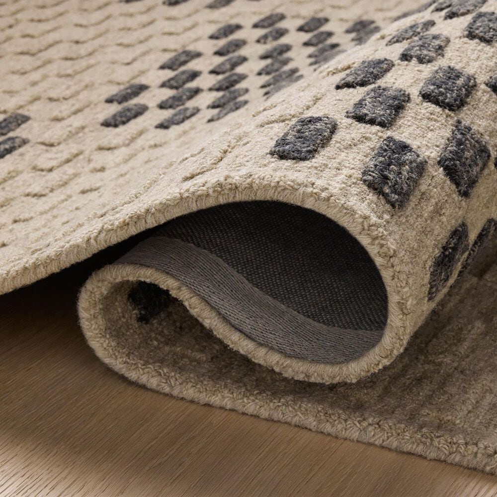 Chris Loves Julia x Loloi Bradley 2&#39;6&quot; x 9&#39;9&quot; Beige and Midnight Runner, , large