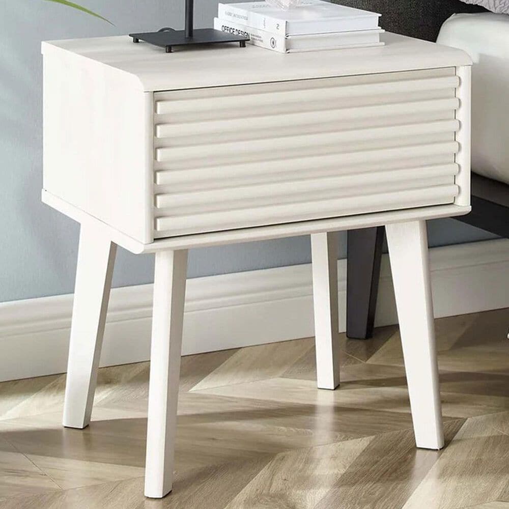Modway Render End Table in White, , large