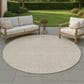 Dalyn Rug Company Soft Essentials Solid Beige 8" Round Area Rug, , large