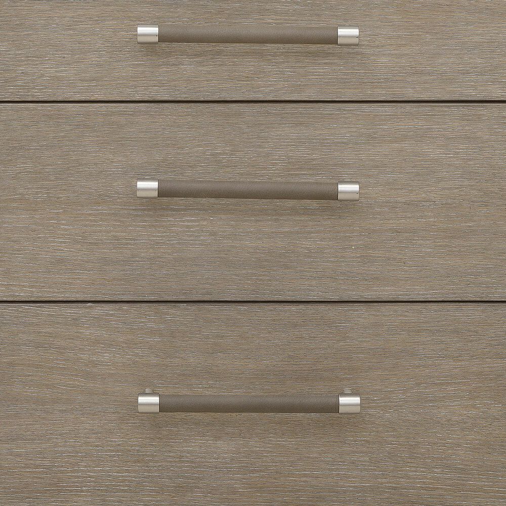 Nicolette Home Anderson Park Dark 3-Drawer Nightstand in Moose Trail and Frontier Brown, , large