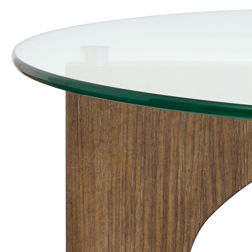 Nicolette Home Lainey Cocktail Table in Almond and Clear, , large