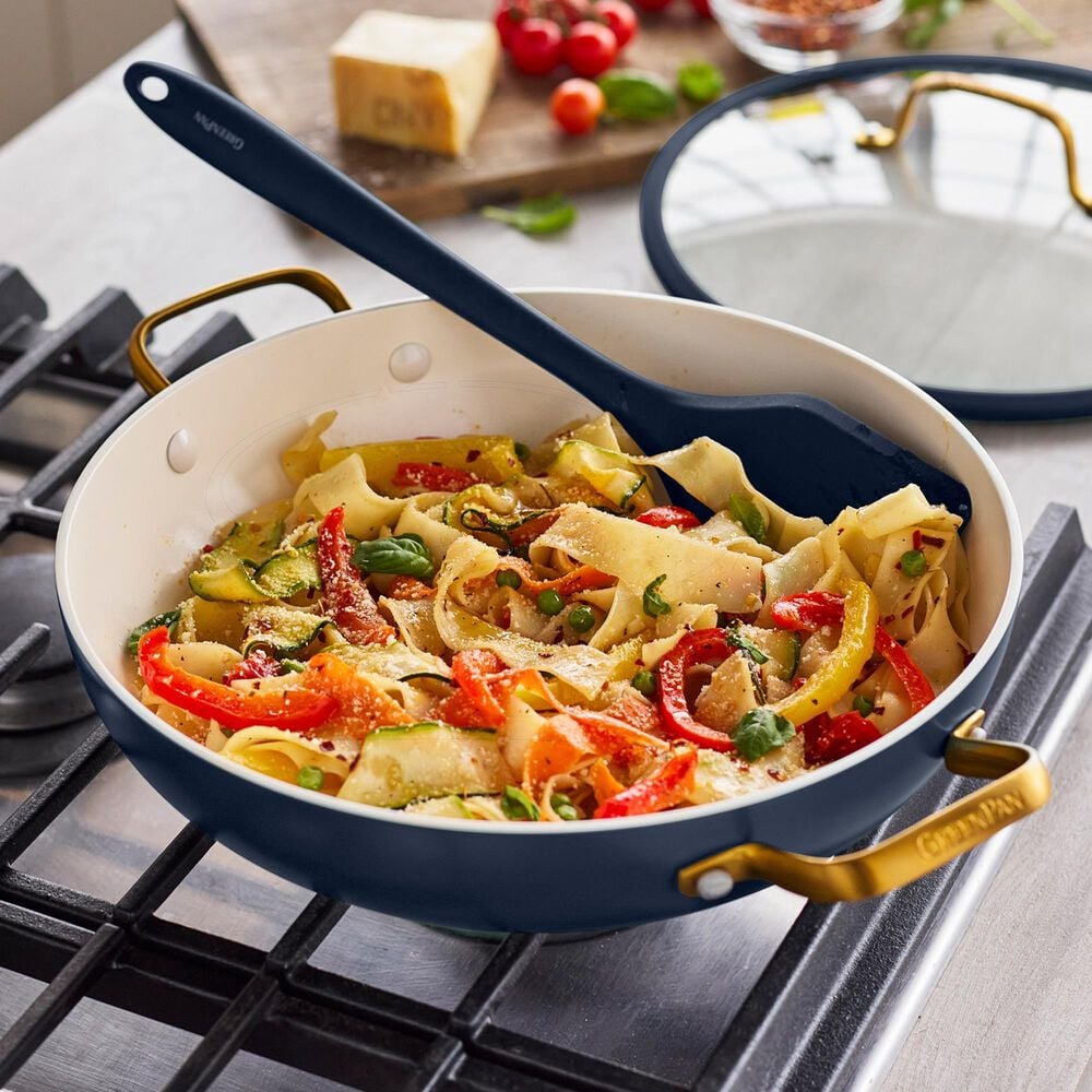 Green Pan Reserve Pro 11" Ceramic Nonstick Everyday Pan with Lid in Oxford Blue, , large