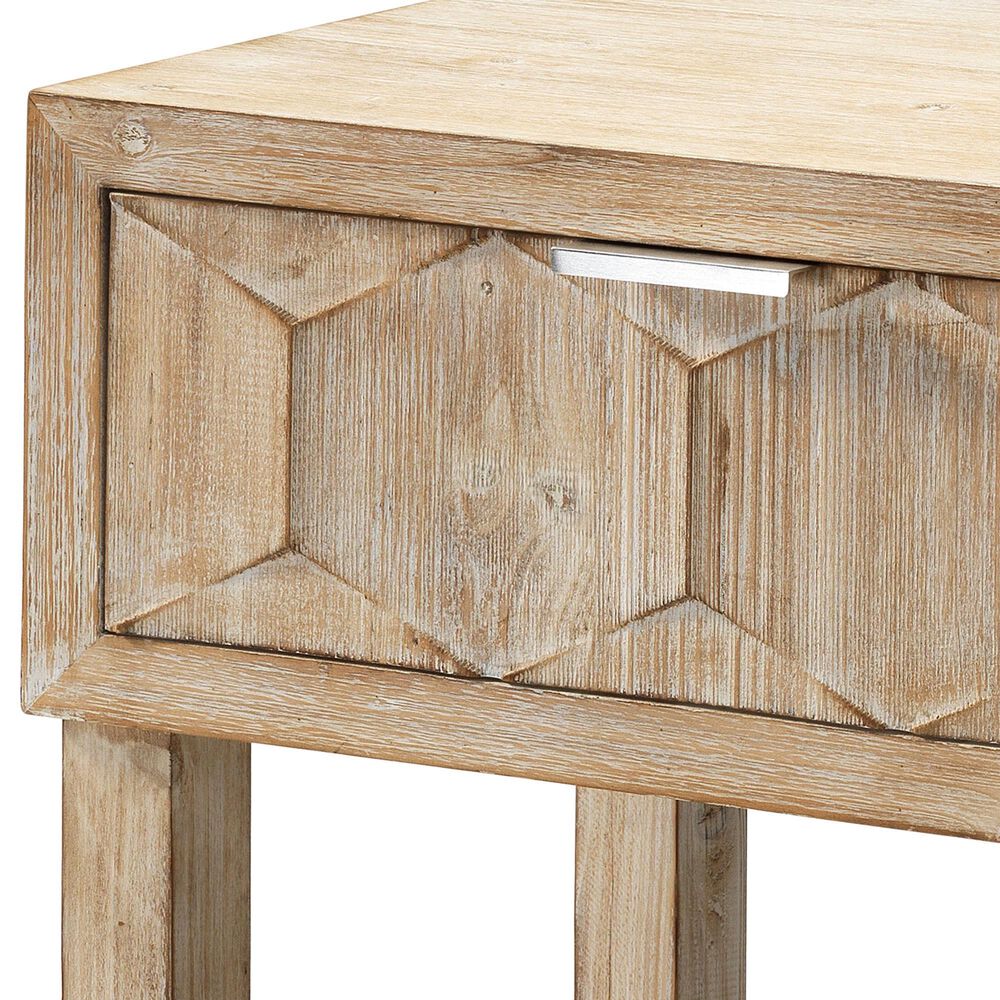 Splendor Living Alton 2-Drawer Wood Console Table in Grey, , large