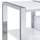 Mayberry Hill Midway 80" TV Console with Firelight in White, , large