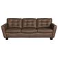 Chateau D"ax Leather Stationary Sofa in Aline Africa, , large