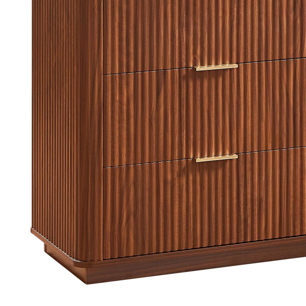 Hearth and Haven 6-Drawer Dresser in Walnut, , large