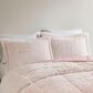 Hampton Park Brielle Ombre 2-Piece Twin/Twin XL Shaggy Long Fur Comforter Mini Set in Blush, , large