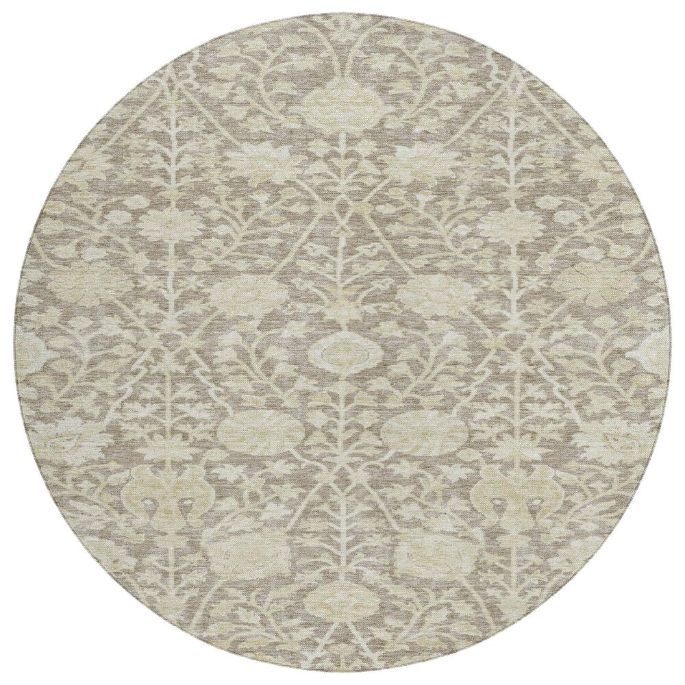 Dalyn Rug Company Solace SL8 8" Round Mocha Area Rug, , large