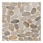 Dal-Tile Stone Mosaics Creamy Sand 12" x 12" Porcelain Mosaic Sheet, , large