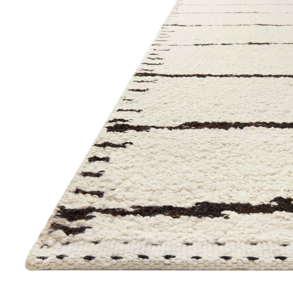 Loloi Roman 2&#39; x 3&#39; Ivory and Black, , large