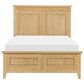 St Claire Home Today"s Traditions 4 Piece Full Platform Panel Bedroom Set in Natural Hickory, , large