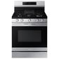 Samsung 6 Cu. Ft. Freestanding Gas Range with Wi-Fi and Air Fry in Stainless Steel, , large