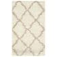 Safavieh Dallas Shag SGD257B-3 3" x 5" Ivory/Beige Area Rug, , large
