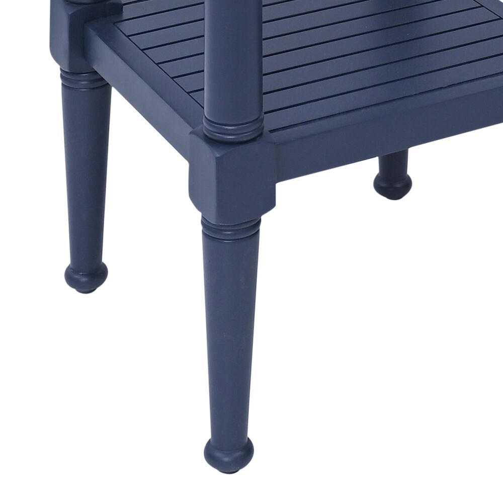 Linon Home Decor Seaboard End Table in Navy, , large