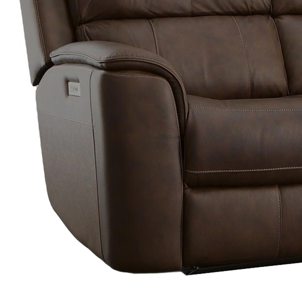 Flexsteel Henry 2-Piece Power Reclining Sofa and Recliner in Burnt Umber Brown, , large