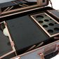 Impressions Vanity SlayCase Vanity Case with Stand in White and Rose Gold Studded, , large