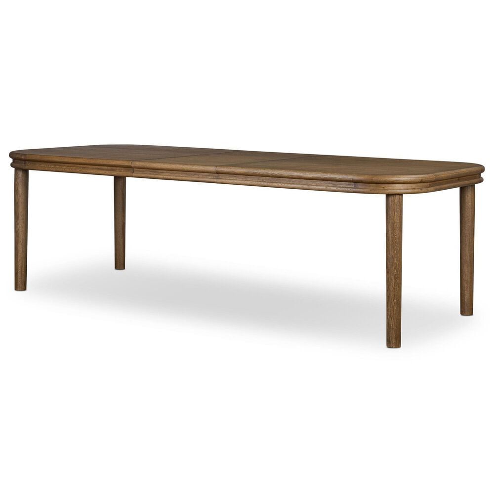Four Hands Florent Extension Dining Table in Amber - Table Only, , large