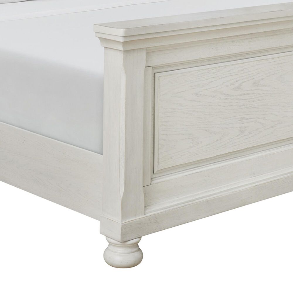 Ashley Robbinsdale California King Sleigh Bed in Antique White, , large