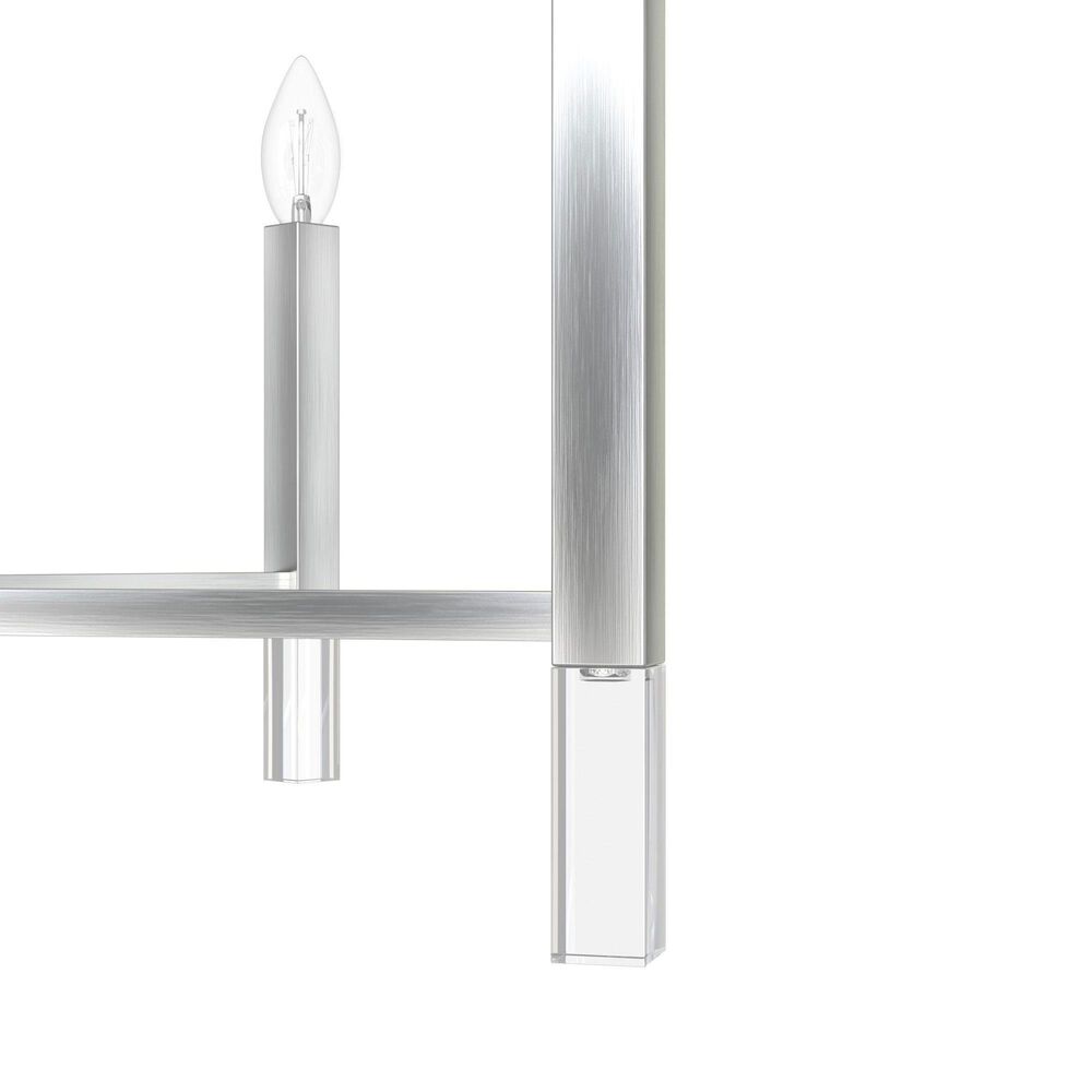 Hunter Sunjai 12-Light Chandelier in Brushed Nickel, , large