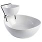 Gibson Home Gracious Dining 2-Tier Chip and Dip Server Set in White, , large