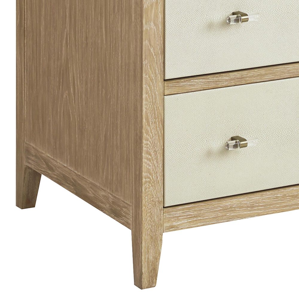 James Martin Vanities Celeste 48&quot; Single Vanity in Sun-washed Oak with Embossed Shagreen and with 3 cm White Zeus Quartz Top, , large