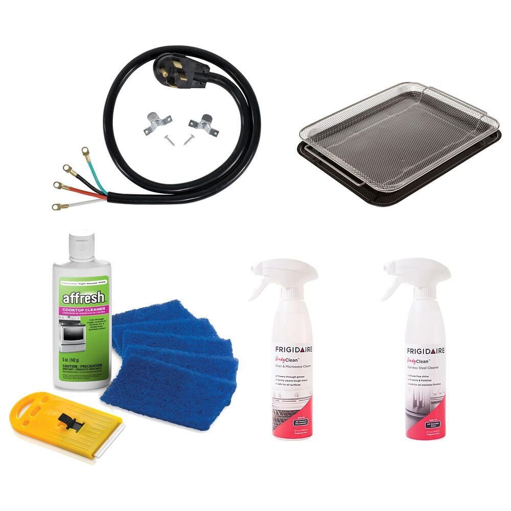 Petra Industries Inc 5-Piece Electric Range 4-Wire Eyelet AirFry Accessory Kit in Black, , large