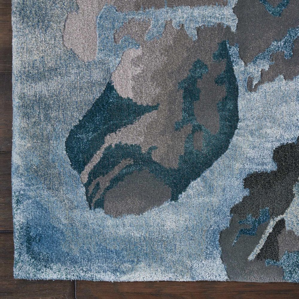 Nourison Prismatic PRS14 3&#39;9&quot; x 5&#39;9&quot; Grey and Slate Area Rug, , large