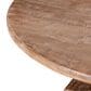 Home Trends & Design San Rafael 72" Round Dining Table in Antique Oak - Table Only, , large