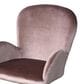 Impressions Vanity Colette Swivel Vanity Chair with Pink Cushion in Silver Chrome, , large