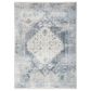 Nourison Astra Machine Washable 5"3" x 7" Blue and Ivory Area Rug, , large