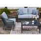 Ashley Bridges Beach 4-Piece Patio Conversation Set in Gray, , large