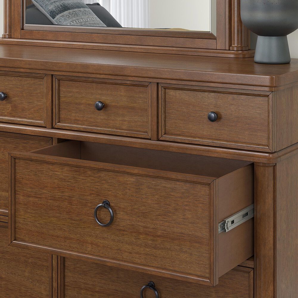 Ashley Rowlenstown Dresser and Mirror in Brown, , large