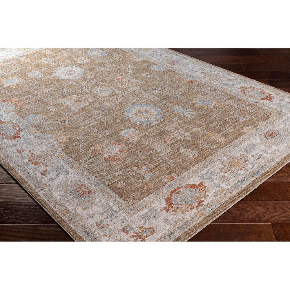 Surya Avant Garde5&#39; x 7&#39;5&quot; Orange, Blue and Beige Area Rug, , large