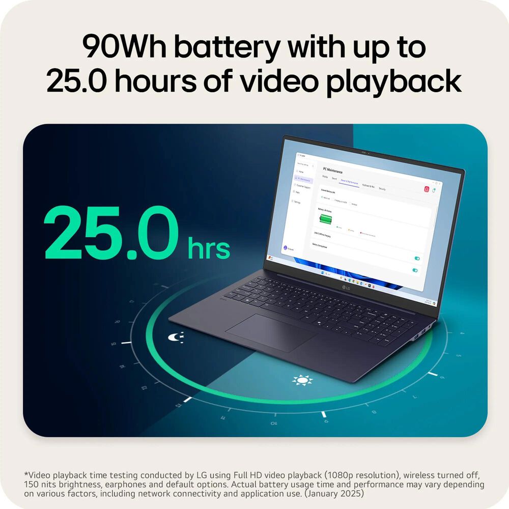 LG Gram Pro 17&quot; Thin and Lightweight Laptop | Intel Core Ultra 9 285H - 32GB RAM - NVIDIA GeForce RTX 5050 - 2TB SSD in Obsidian Black, , large