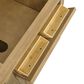 James Martin Vanities Lorelai 72" Double Vanity in Light Natural Oak with 3 cm Arctic Fall Solid Surface Top, , large