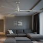 Minka-Aire Simple 65" Indoor/Outdoor Ceiling Fan in Brushed Nickel Wet, , large