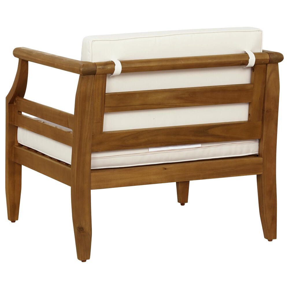 Linon Home Decor Arlen Patio Arm Chair in Beige, , large
