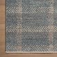 Angela Rose Ember 5"3" x 7"6" Blue and Beige Area Rug, , large