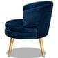 Baxton Studio Baptiste Accent Chair in Navy Blue, , large