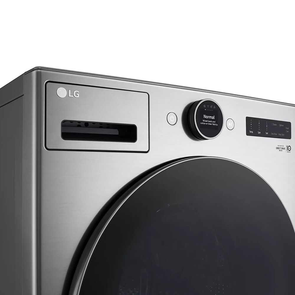 LG 4.5 Cu. Ft. Ultra Large Capacity Front Load Washer in Graphite Steel, , large
