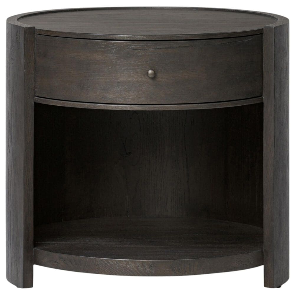 Four Hands Bode 1 Drawer Nightstand in Smoked Black, , large