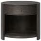 Four Hands Bode 1 Drawer Nightstand in Smoked Black, , large