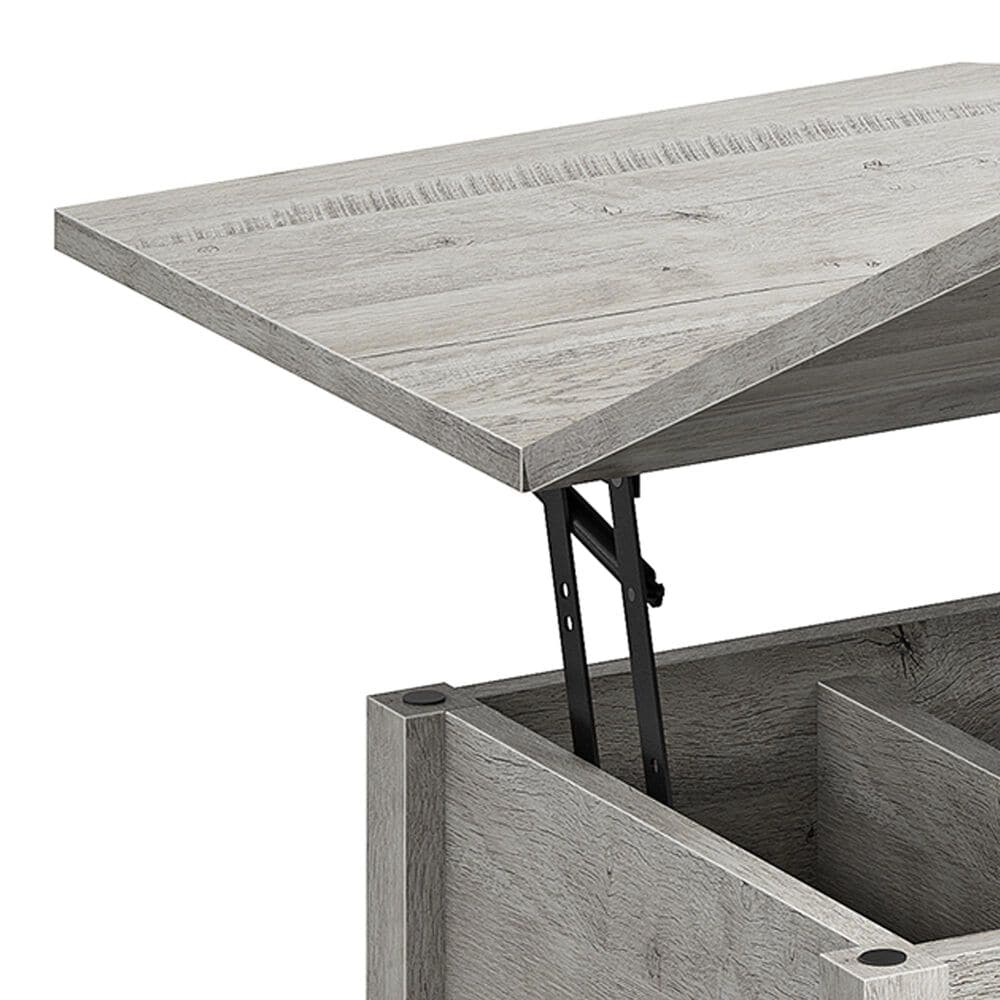 HOMLUX Lift Top Coffee Table in Light Grey, , large