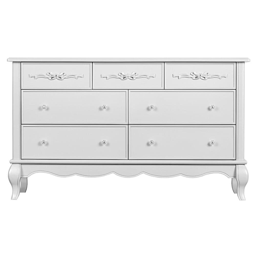 Evolur Aurora Double Dresser in Akoya Pearl Grey, , large