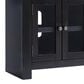 Ashley Wildenauer 76" Extra Large TV Stand with Fireplace Option in Brown and Black, , large