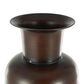 Maple and Jade 3-Piece Tall Teardrop Shaped Decorative Vase Set in Brushed White and Dark Brown, , large