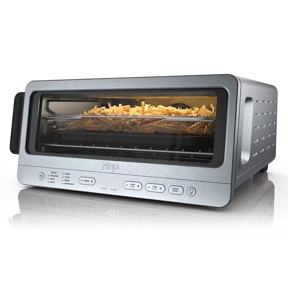 Ninja Flip Toaster Oven and Air Fryer in Stainless Steel and Black, , large