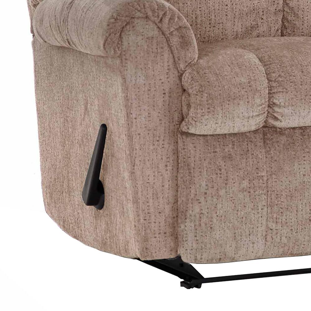 Moore Furniture Ruben Manual Rocker Recliner in Westwood Toffee, , large